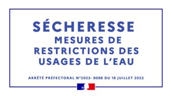 Lire la suite à propos de l’article Sécheresse – Arrêté préfectoral